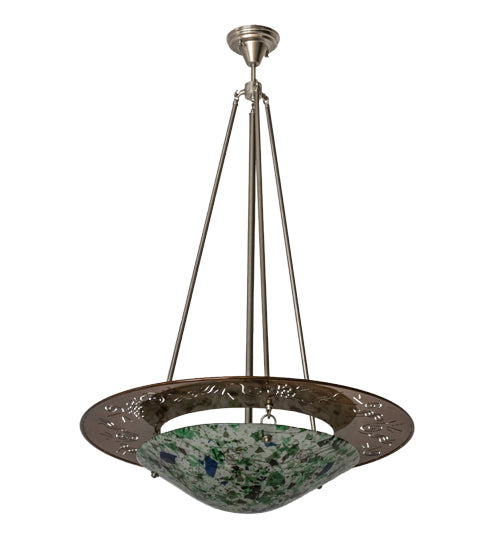 31"W Metro Fusion Super Nova Inverted Pendant