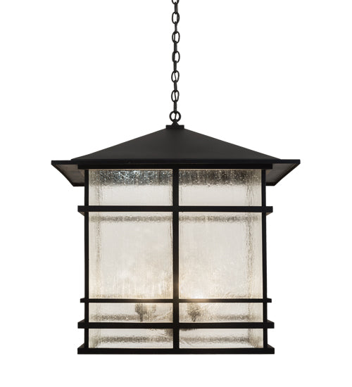 30"Sq Tea House Lantern Pendant