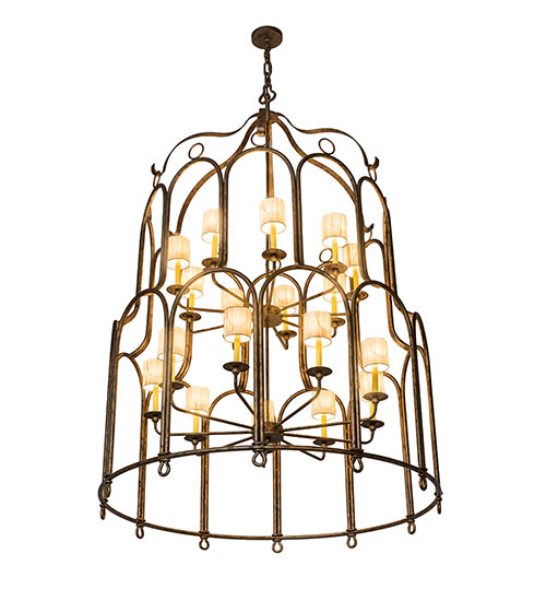 54" Wide Grand Stair 20 Light Chandelier