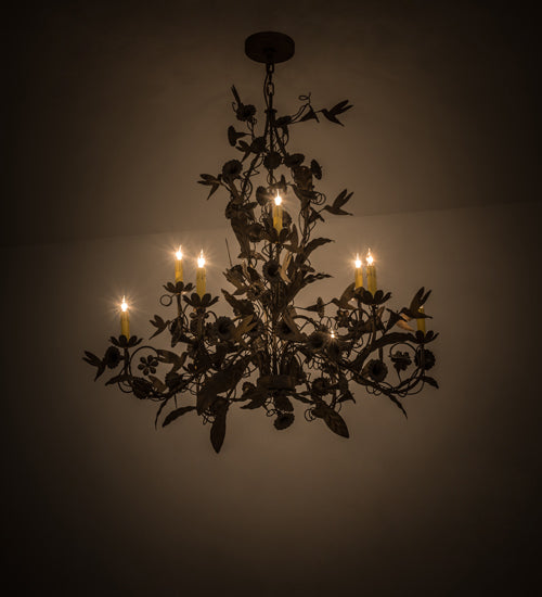 36" Wide Le Printemps 9 Light Chandelier