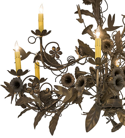 36" Wide Le Printemps 9 Light Chandelier