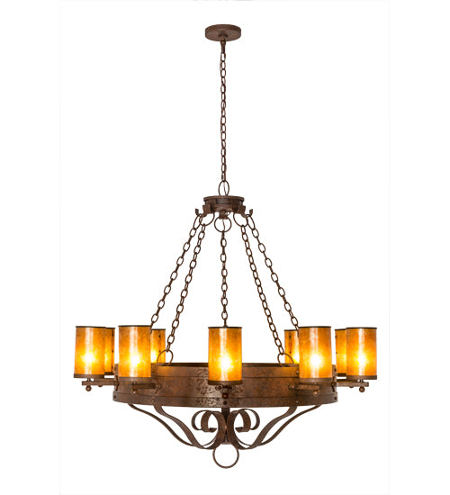 48"W Parnella 10 Lt Chandelier