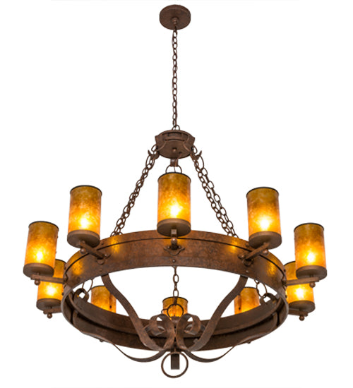 48"W Parnella 10 Lt Chandelier