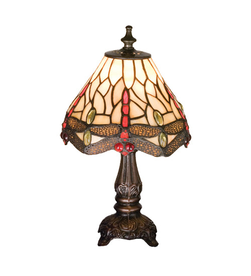 11.5"H Tiffany Hanginghead Dragonfly Mini Lamp