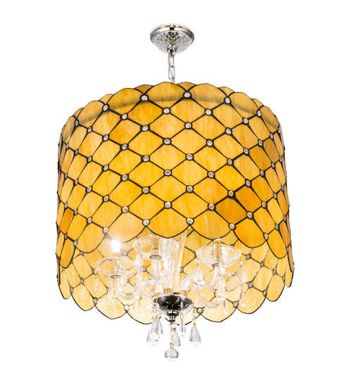 25" Wide Giacomo Gatsby 5 Light Chandelier