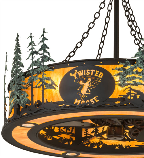 45"W Personalized Twisted Moose Chandel-Air