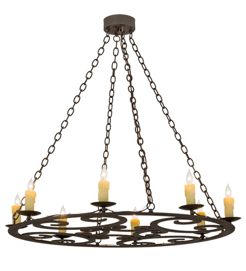 42" Wide Ashley 8 Light Chandelier