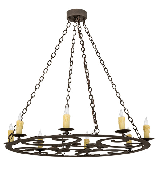 42" Wide Ashley 8 Light Chandelier