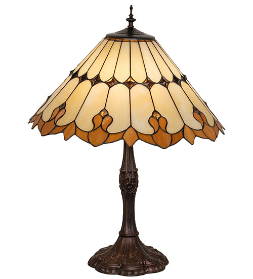 28.5"H Nouveau Cone Table Lamp