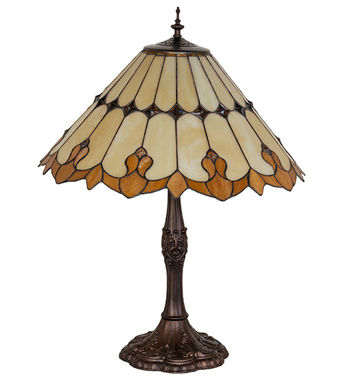 28.5"H Nouveau Cone Table Lamp