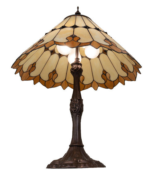 28.5"H Nouveau Cone Table Lamp