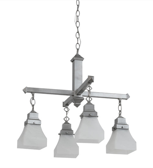 24"W Bungalow 4 Lt Chandelier