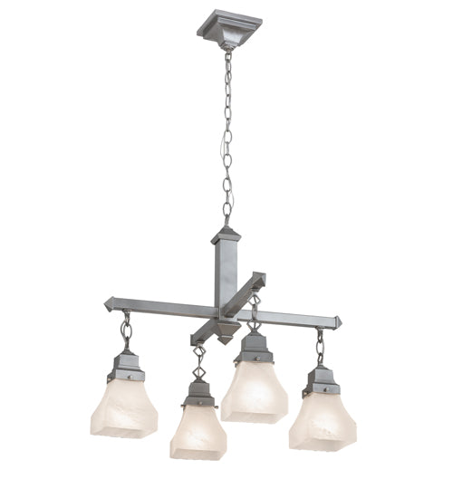 24"W Bungalow 4 Lt Chandelier