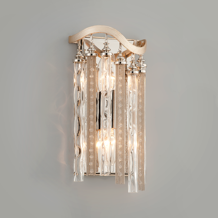 Chimera Wall Sconce 13" - Tranquility Silver Leaf