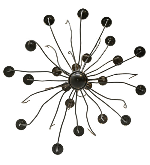 54"W Sycamore 22 Lt Chandelier