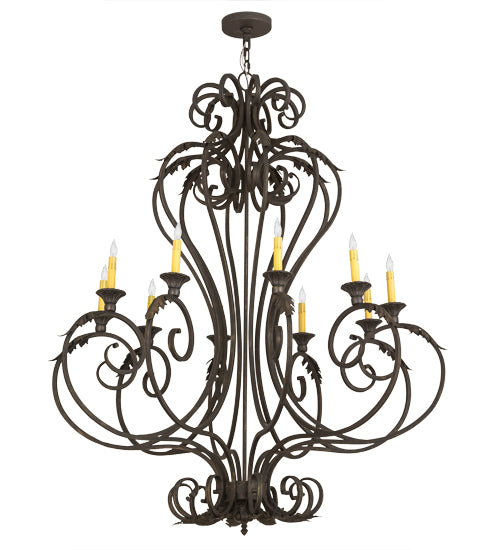 48" Wide Josephine 10 Light Chandelier