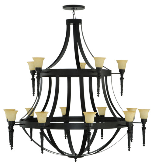 72"W Pontoise 15 Lt Chandelier