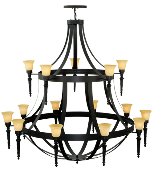 72"W Pontoise 15 Lt Chandelier