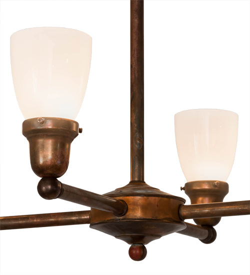 26" Wide Revival Goblet 4 Light Chandelier