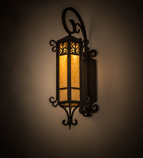 12"W Caprice Lantern Wall Sconce