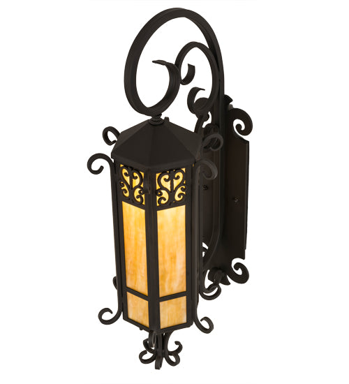 12"W Caprice Lantern Wall Sconce