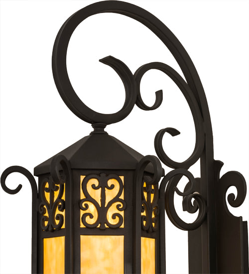 12"W Caprice Lantern Wall Sconce