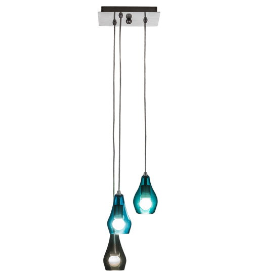 14"W Anjou 3 Lt Cascading Pendant