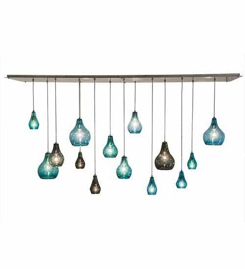 84"L Anjou 14 Lt Cascading Pendant