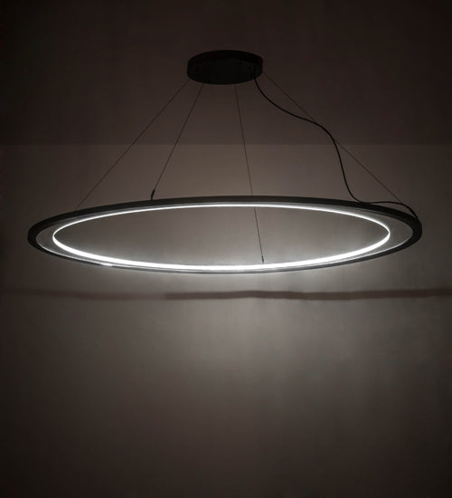 73"L Anillo Ellipse Oblong Pendant