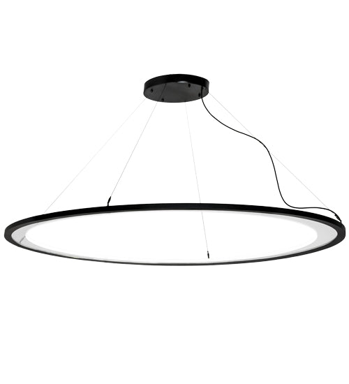 73"L Anillo Ellipse Oblong Pendant