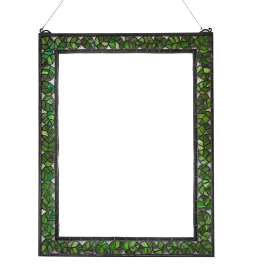 28" Wide X 36" High Leaf Mirror