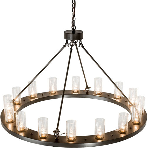 48"W Loxley 16 Lt Chandelier