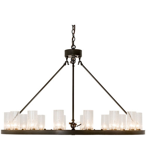 48"W Loxley 16 Lt Chandelier