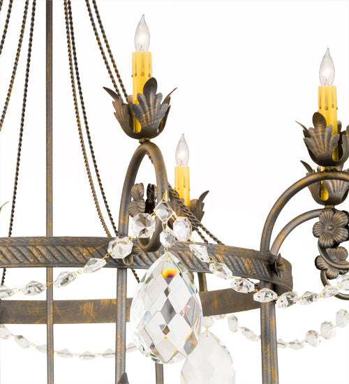 40" Wide Antonia 8 Light Chandelier