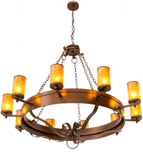 60"W Parnella 10 Lt Chandelier