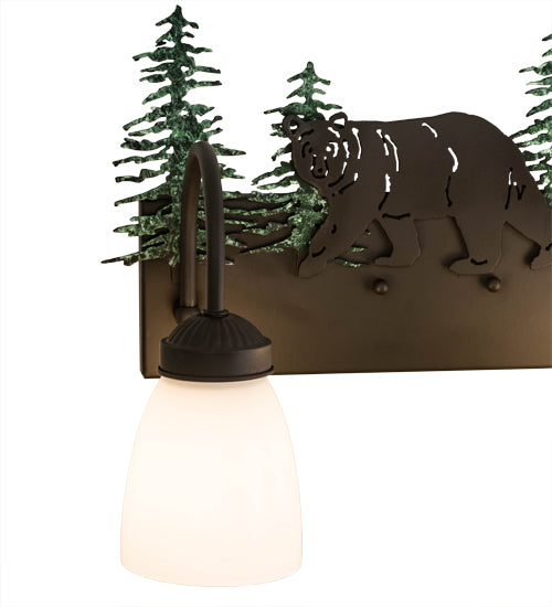 16" Wide Lone Bear 2 Light Vanity