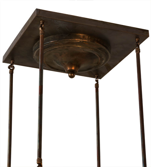 28" Wide Fulton Prime 4 Lt Pendant