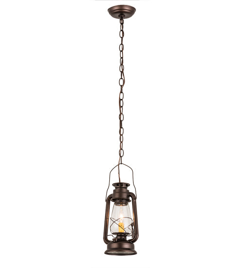 7"W Miners Lantern Mini Pendant