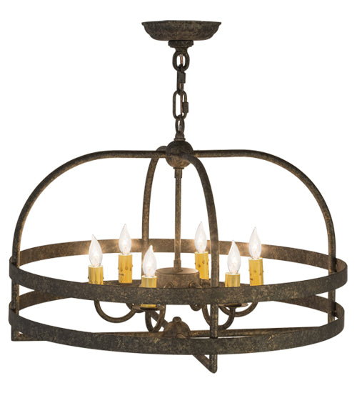 22" Wide Aldari 6 Light Chandelier