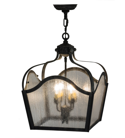 15" Square Terena 4 Light Pendant