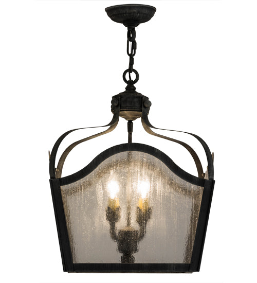 15" Square Terena 4 Light Pendant