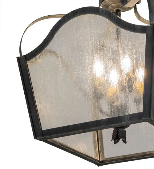 15" Square Terena 4 Light Pendant