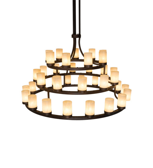 72" Wide Loxley 39 Light Three Tier Chandelier