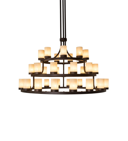 72" Wide Loxley 39 Light Three Tier Chandelier