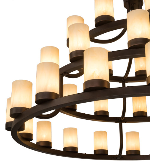 72" Wide Loxley 39 Light Three Tier Chandelier