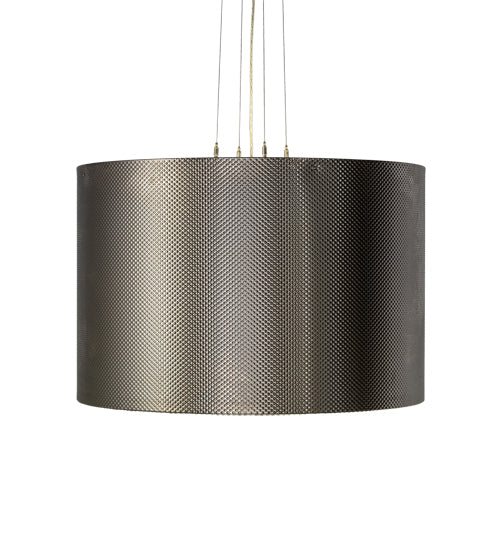 30" Wide Cilindro Metal-Tex Pendant