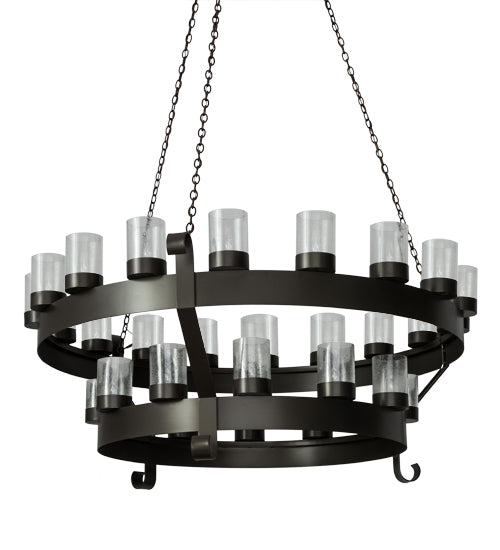 72" Wide Barnstable 30 Light Two Tier Chandelier