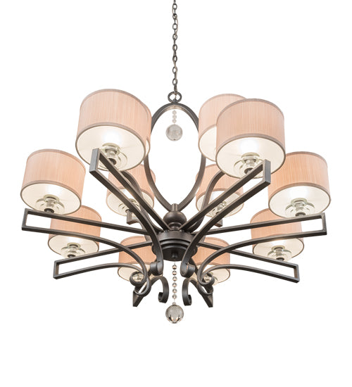 40" Wide Croix 12 Light Chandelier