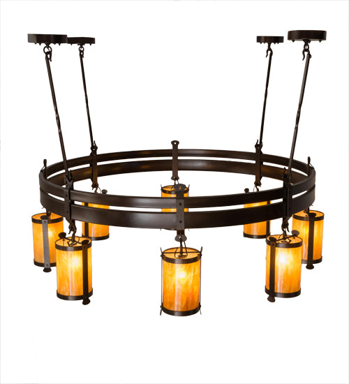 67" Wide Beartooth 8 Light Chandelier