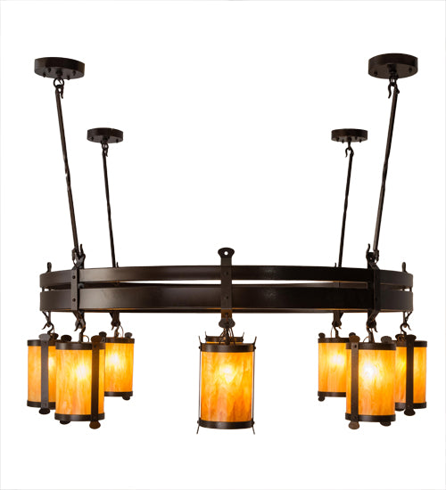 67" Wide Beartooth 8 Light Chandelier